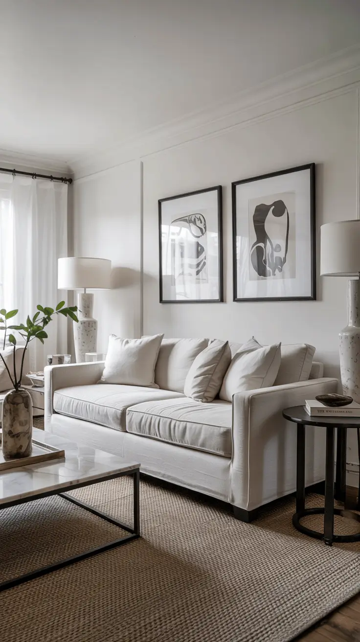 White Living Room Ideas 2026: Modern, Cozy, Luxury & Stylish White Interiors