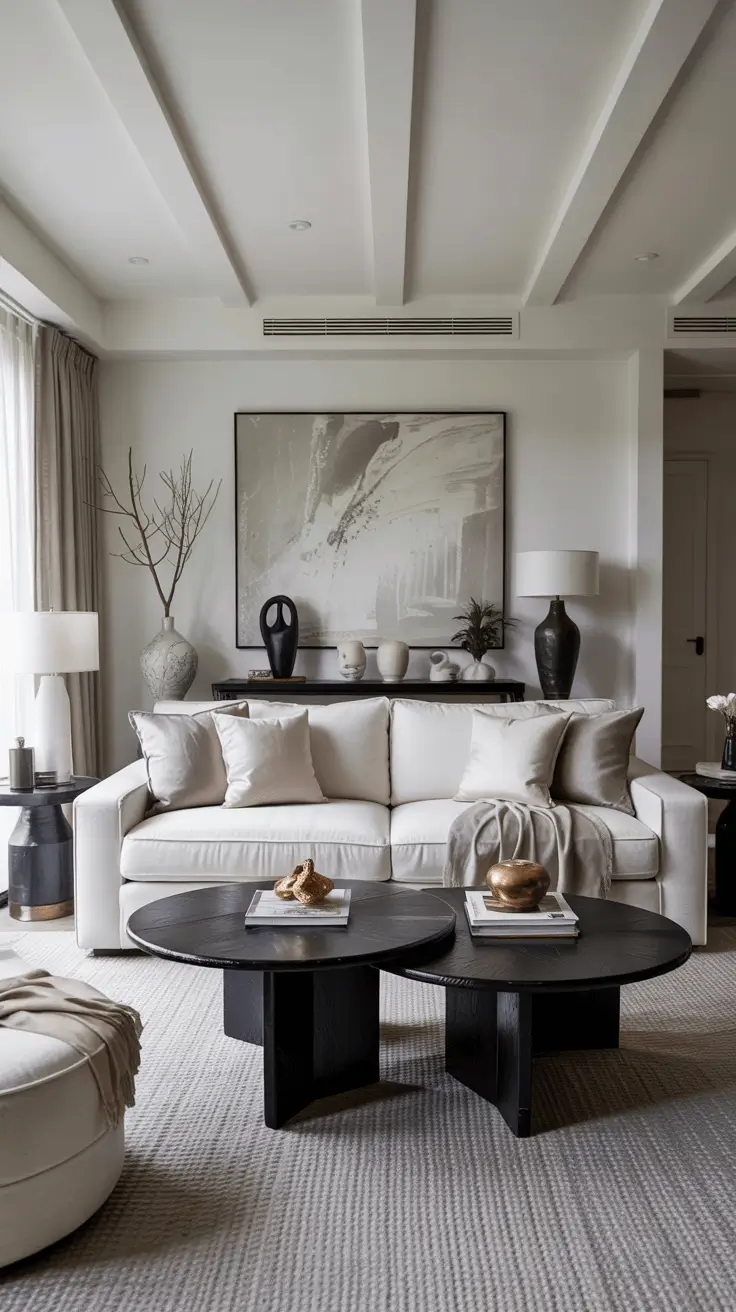 White Living Room Ideas 2026: Modern, Cozy, Luxury & Stylish White Interiors