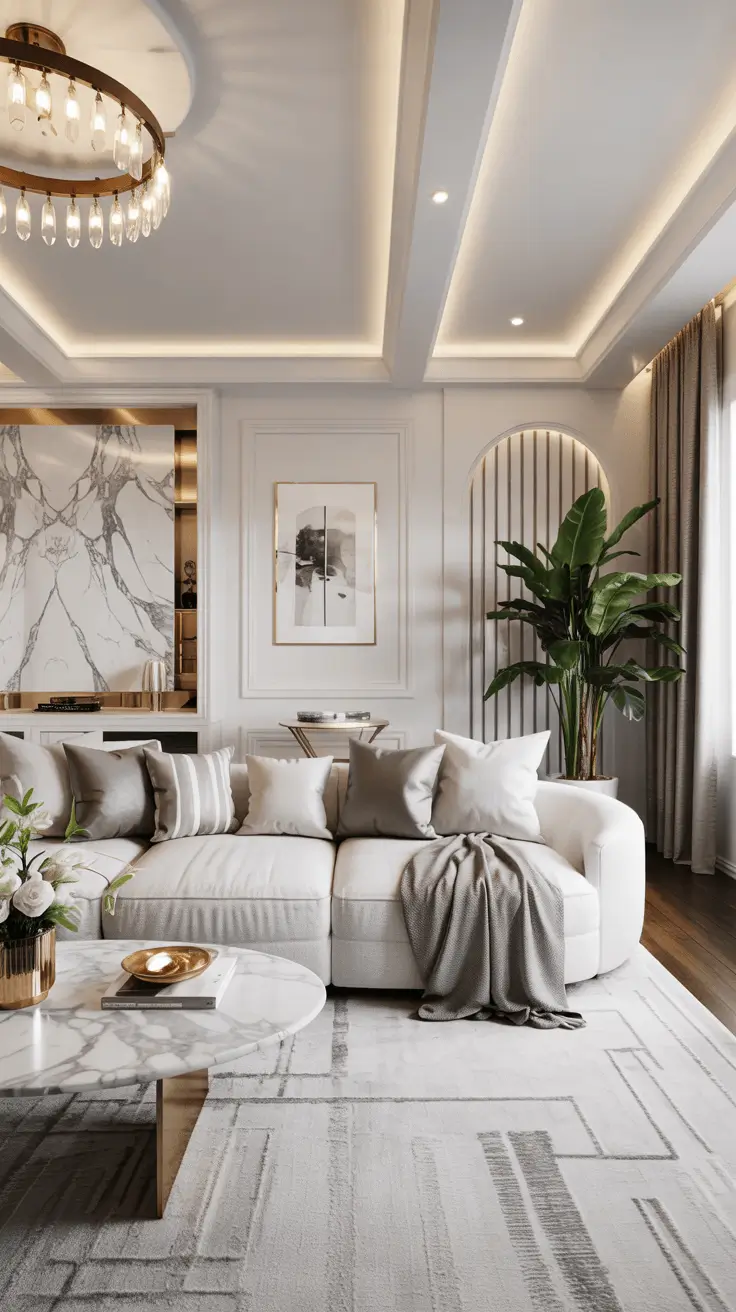 White Living Room Ideas 2026: Modern, Cozy, Luxury & Stylish White Interiors