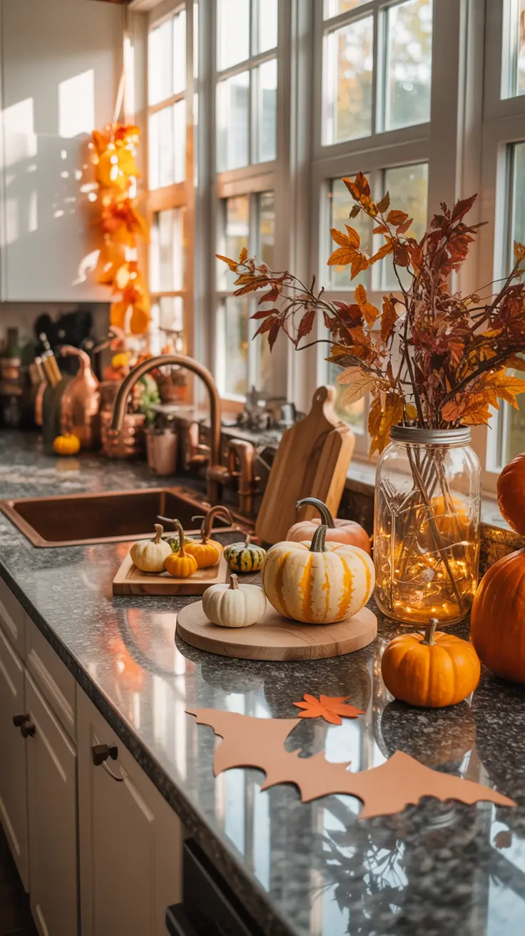 Outside Halloween Decorations Ideas 2026 19 — Kitchen Counter Styling Inspired By Outside Halloween Decorations Ideas
