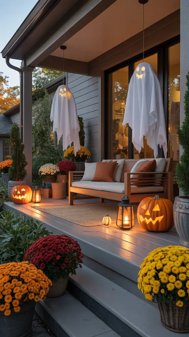 Outside Halloween Decorations Ideas 2026 02 — Easy Outside Halloween Decorations Ideas For Front Porch Decorating