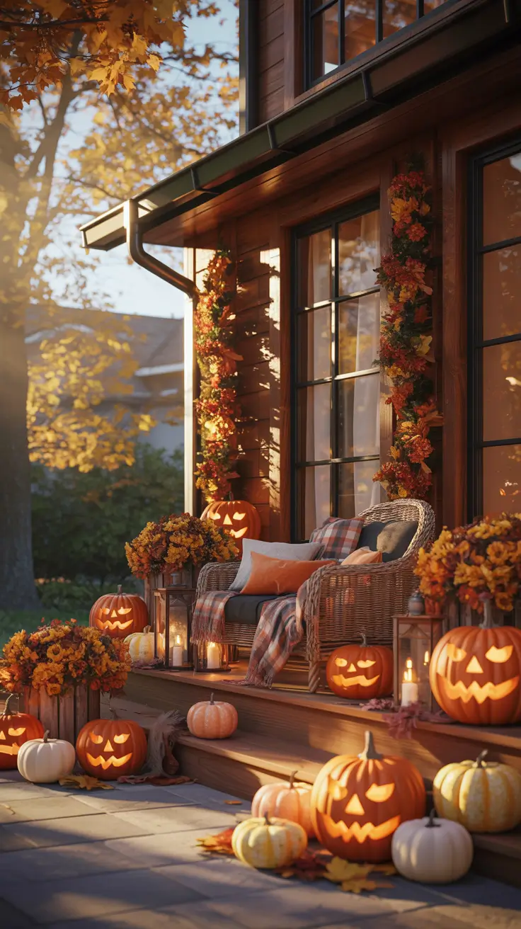 Outside Halloween Decorations Ideas 2026 08 — Porch Decorating With Outside Halloween Decorations Ideas Outdoor