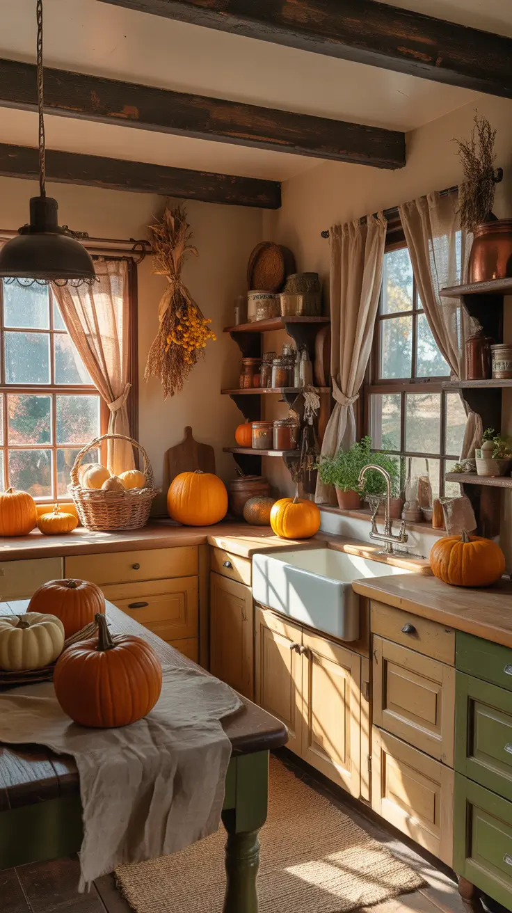 28-halloween-kitchen-decor-ideas-2026 Cozy Farmhouse Halloween Kitchen Decor Ideas For Everyday Living
