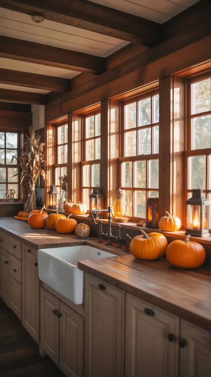 28-halloween-kitchen-decor-ideas-2026 Farmhouse Halloween Kitchen Decor Ideas With Rustic Charm