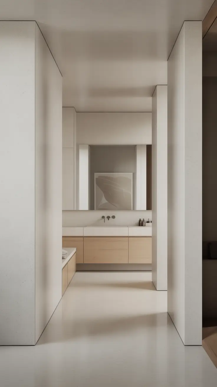 Bathroom Wall Decor Ideas Minimalist With Clean Lines And Open Space