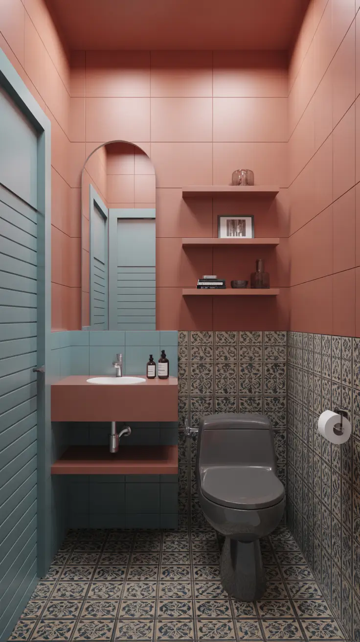 Bathroom Wall Decor Ideas Half Bathroom With Small Space Impact