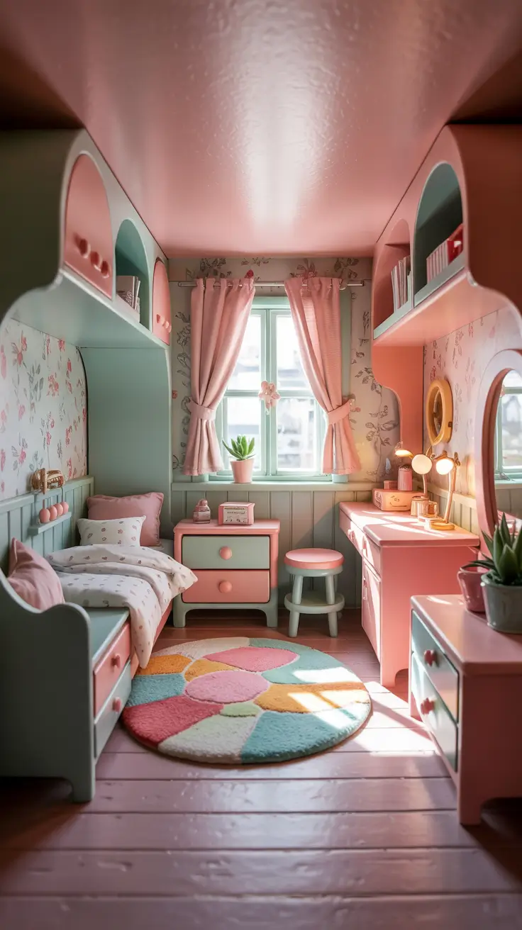 Dollhouse Inspired Bedroom Furniture Ideas For A Whimsical Small Bedroom