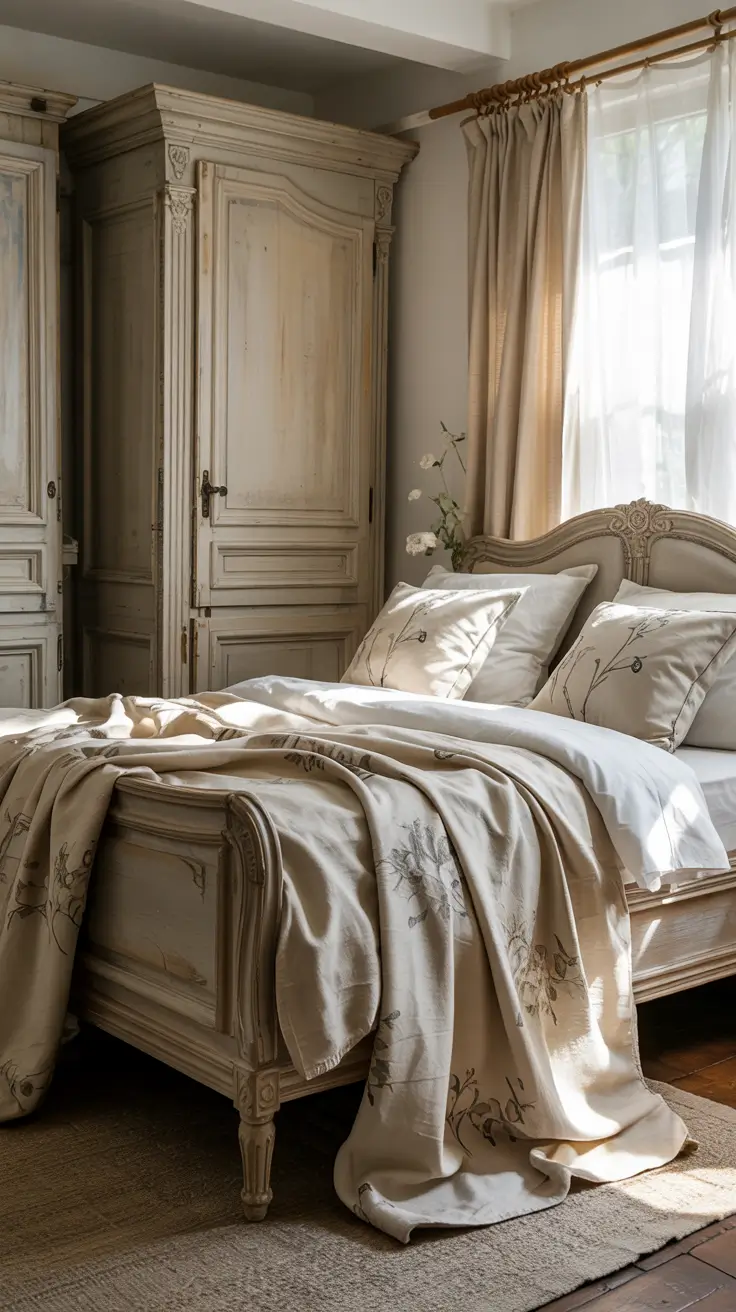 French Country Bedroom Furniture Ideas With Shabby Chic Charm