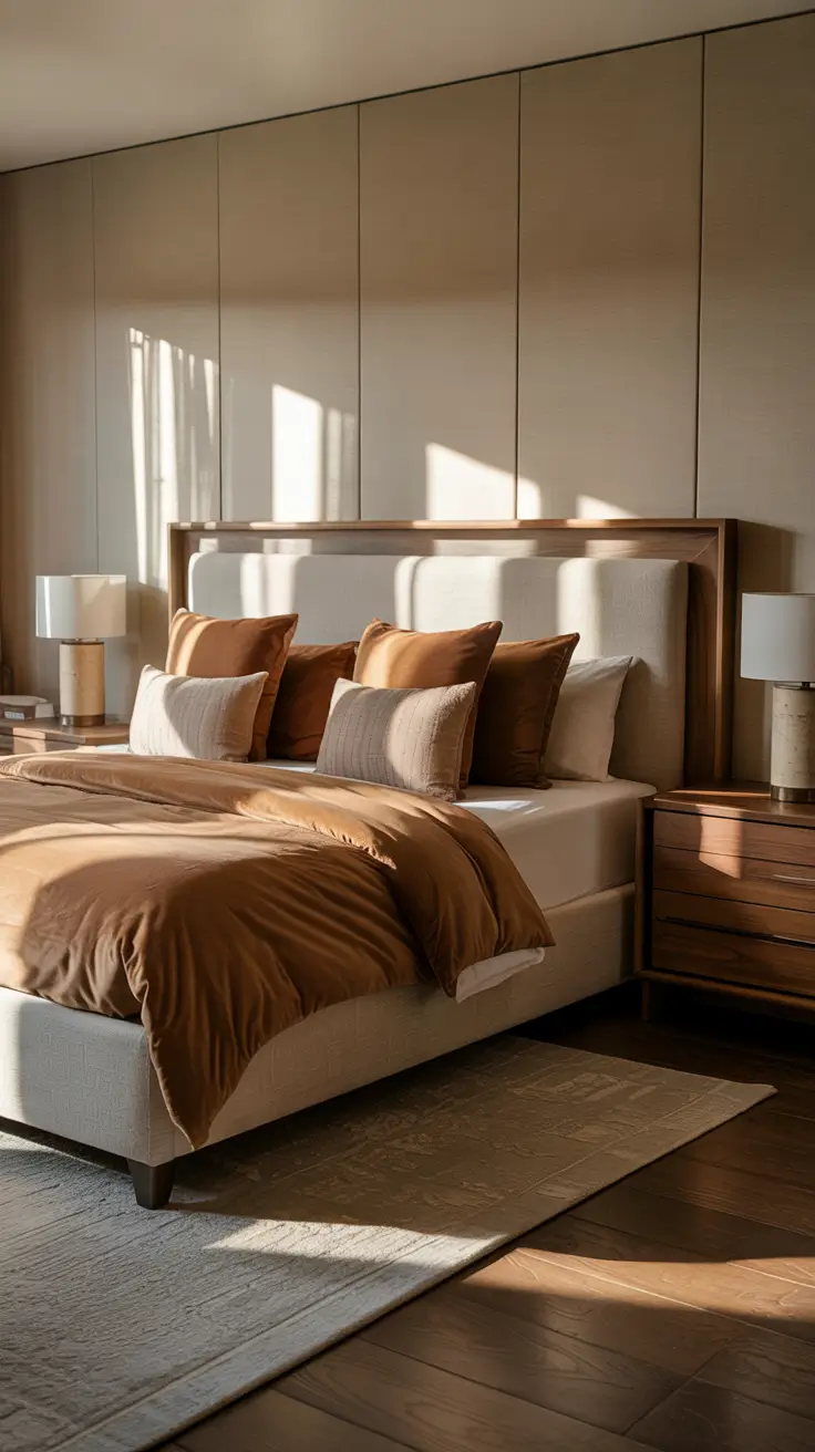 Mixed Wood Bedroom Furniture Ideas For A Warm Cozy Bedroom