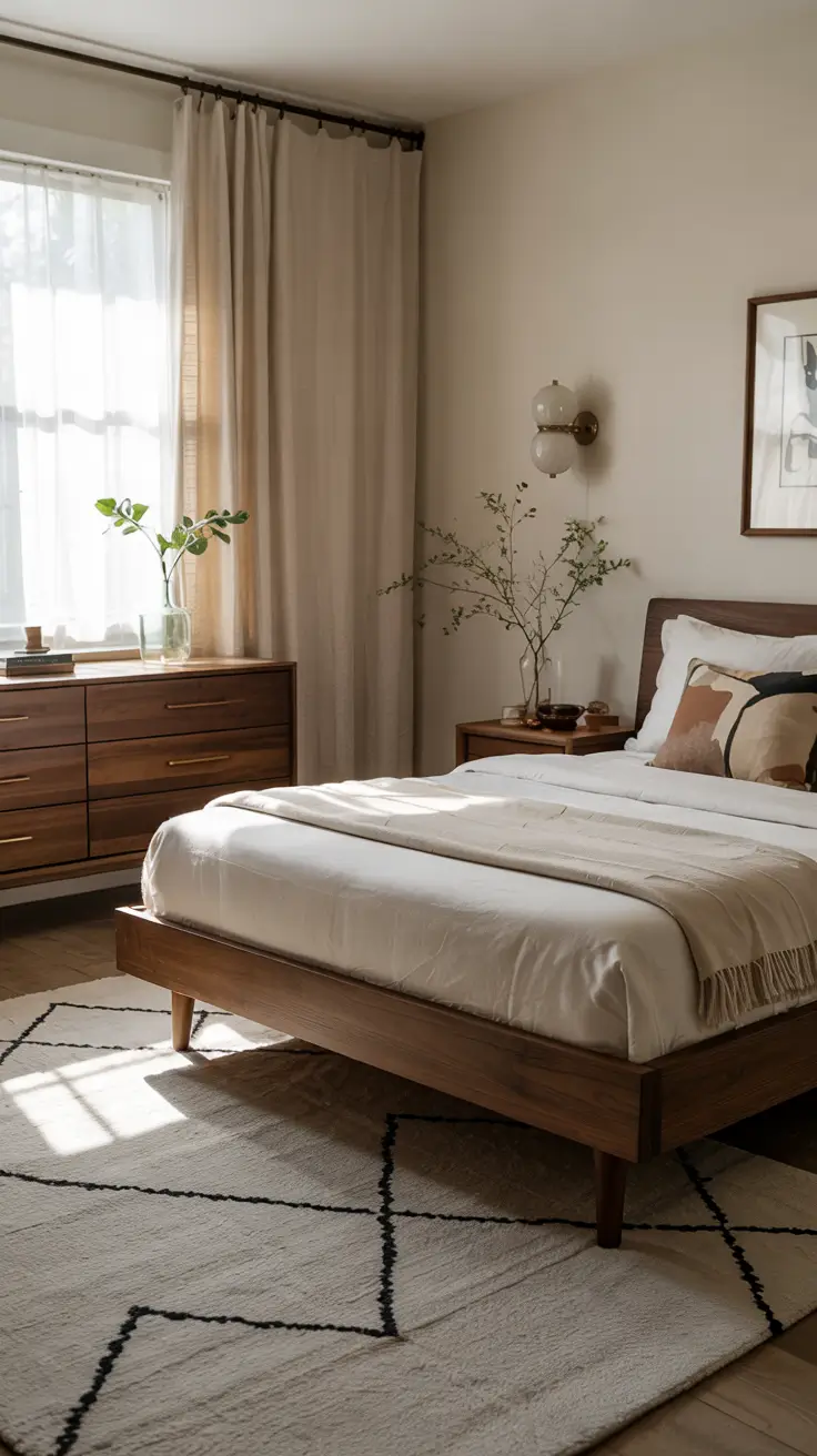 Mid Century Modern Bedroom Furniture Ideas With Clean Lines