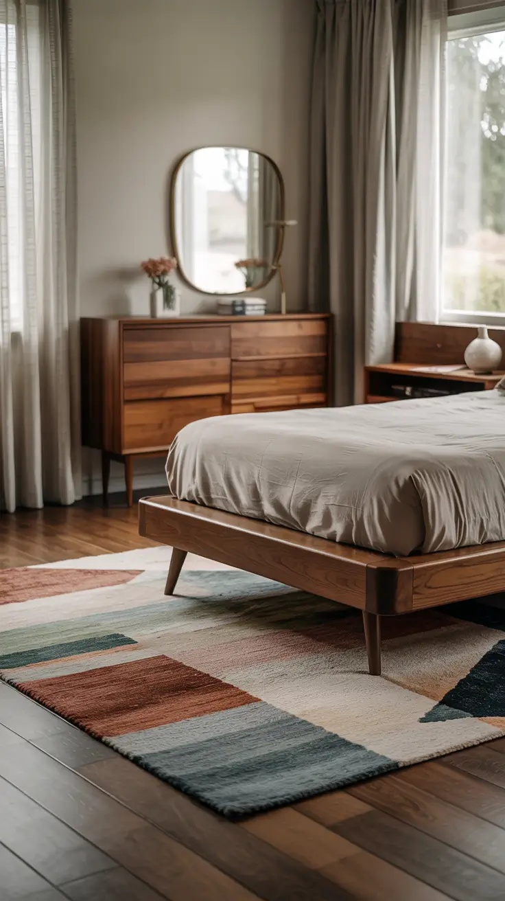 Mid Century Modern Bedroom Furniture Ideas With Clean Lines