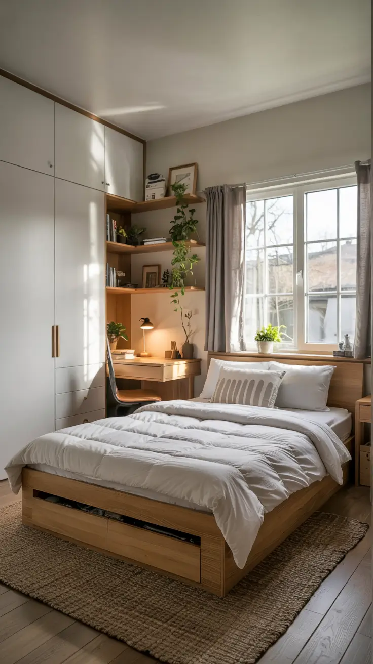 Bedroom Furniture Ideas For Small Rooms With Space-Saving Storage Solutions