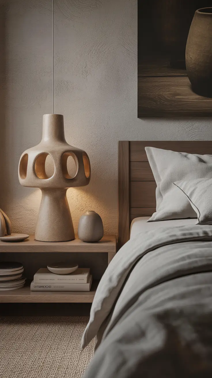Unique Bedroom Lamps Ideas With Artistic Handmade Shapes