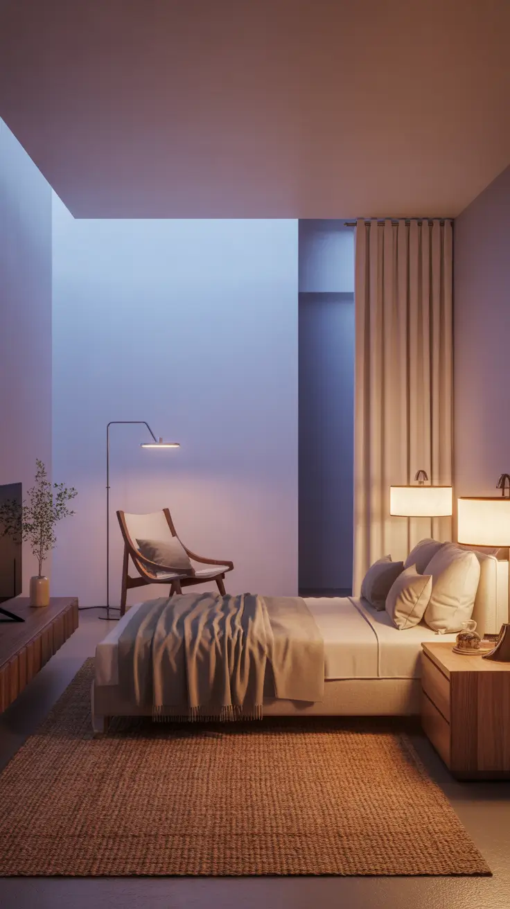 Bedroom Ideas With Floor Lamps For Soft Ambient Corners