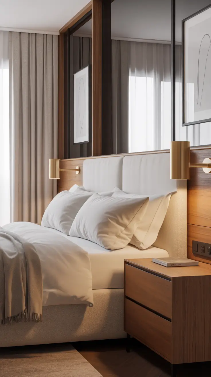 Wall Mounted Lamps Bedroom Ideas For A Clean Hotel Look