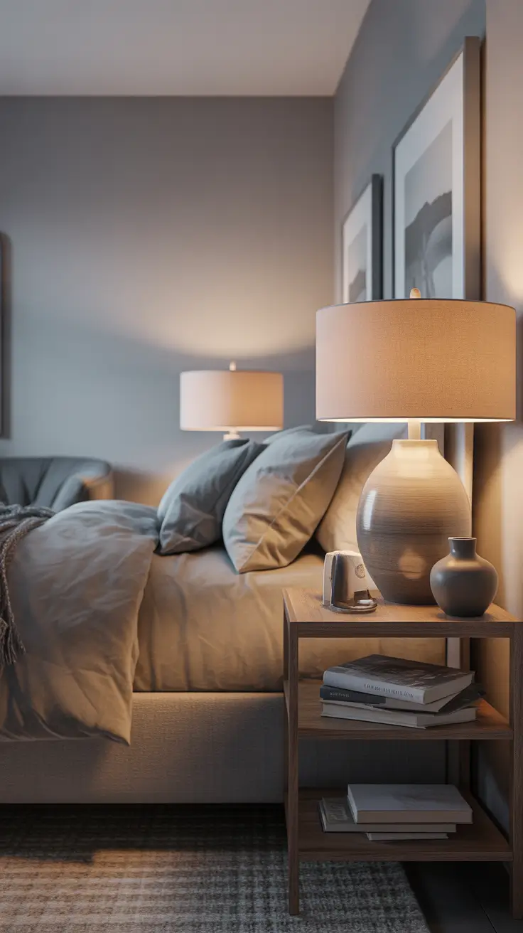 Bedroom Lighting Ideas With Lamps For Night Stands Styling