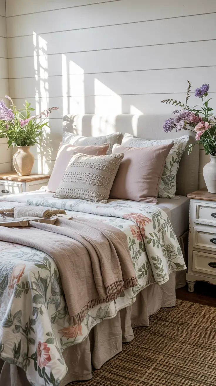 Bedroom Makeover Ideas Cottage Style With Soft Cozy Atmosphere