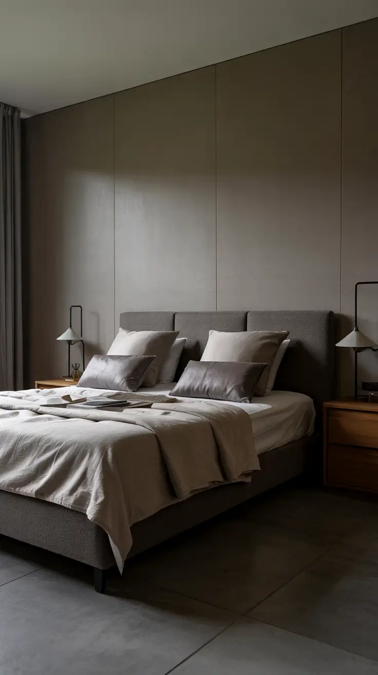 Bedroom Makeover Ideas Black And Grey Minimalist With Modern Depth