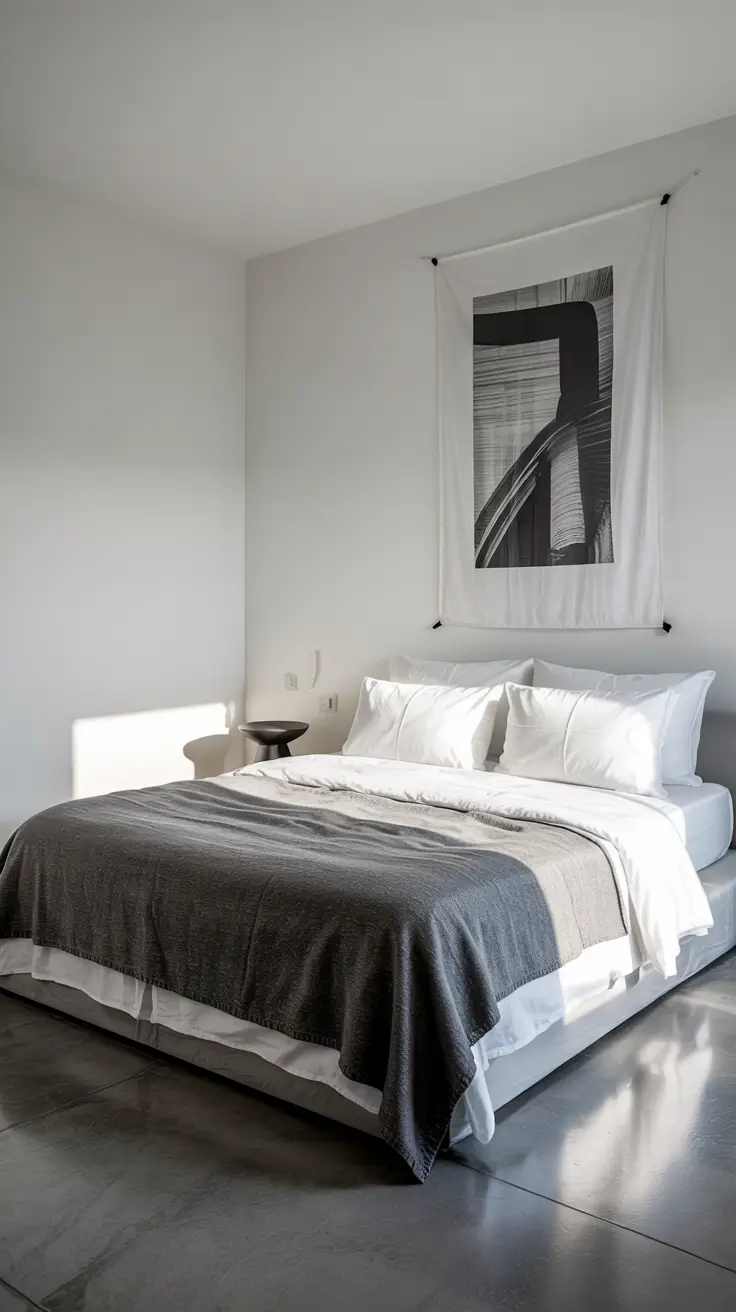 Bedroom Makeover Ideas Black And White Minimalist With Bold Contrast