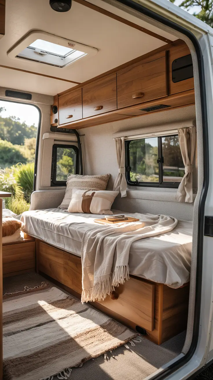 Bedroom Makeover Ideas Camper Style With Smart Cozy Storage