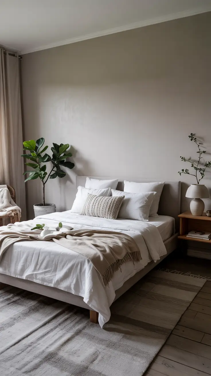 Bedroom Makeover Ideas Neutral Cozy With Organic Minimalism