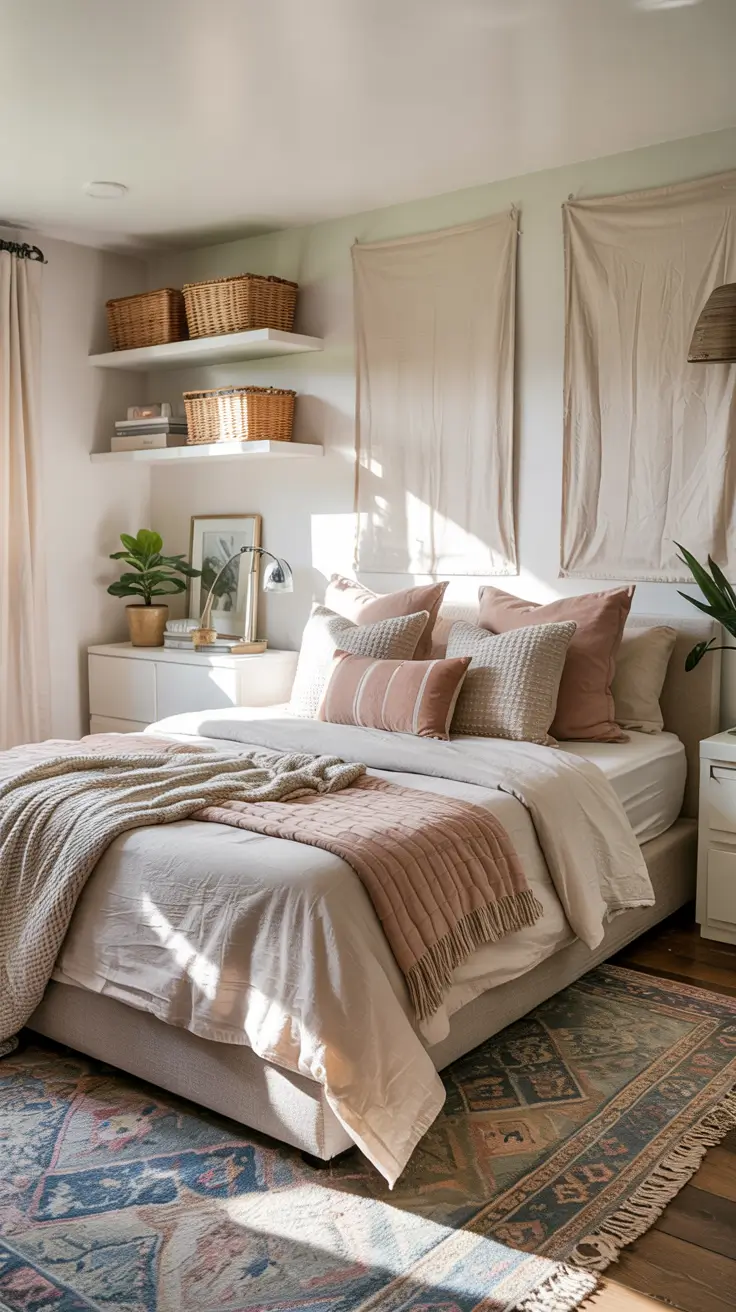 Bedroom Makeover Ideas Budget-Friendly DIY With Warm Rustic Texture