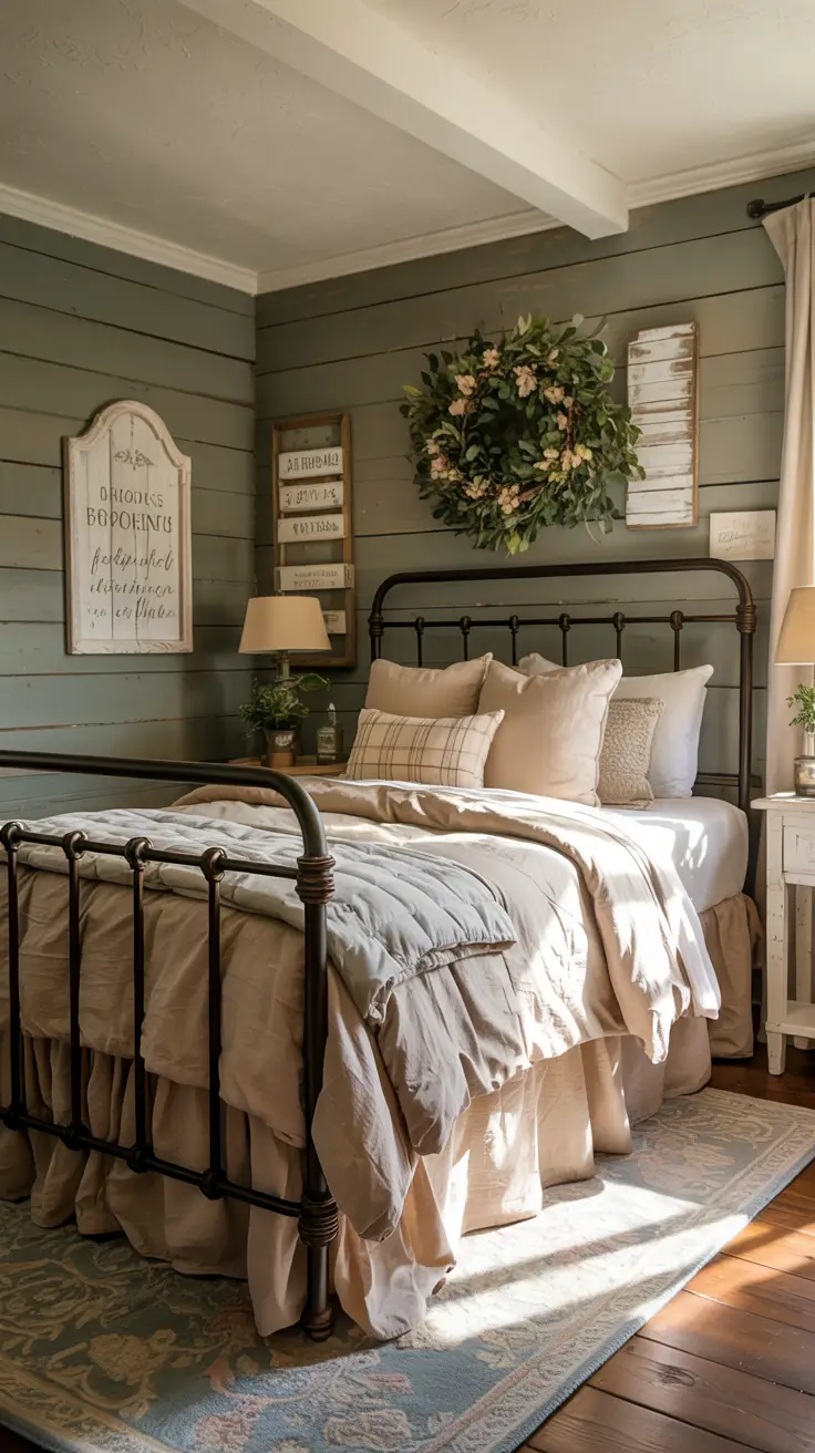 Bedroom Wall Decor Ideas 2026 13 — Bedroom Wall Decor Ideas Cottage Inspired With Cozy Farmhouse Details