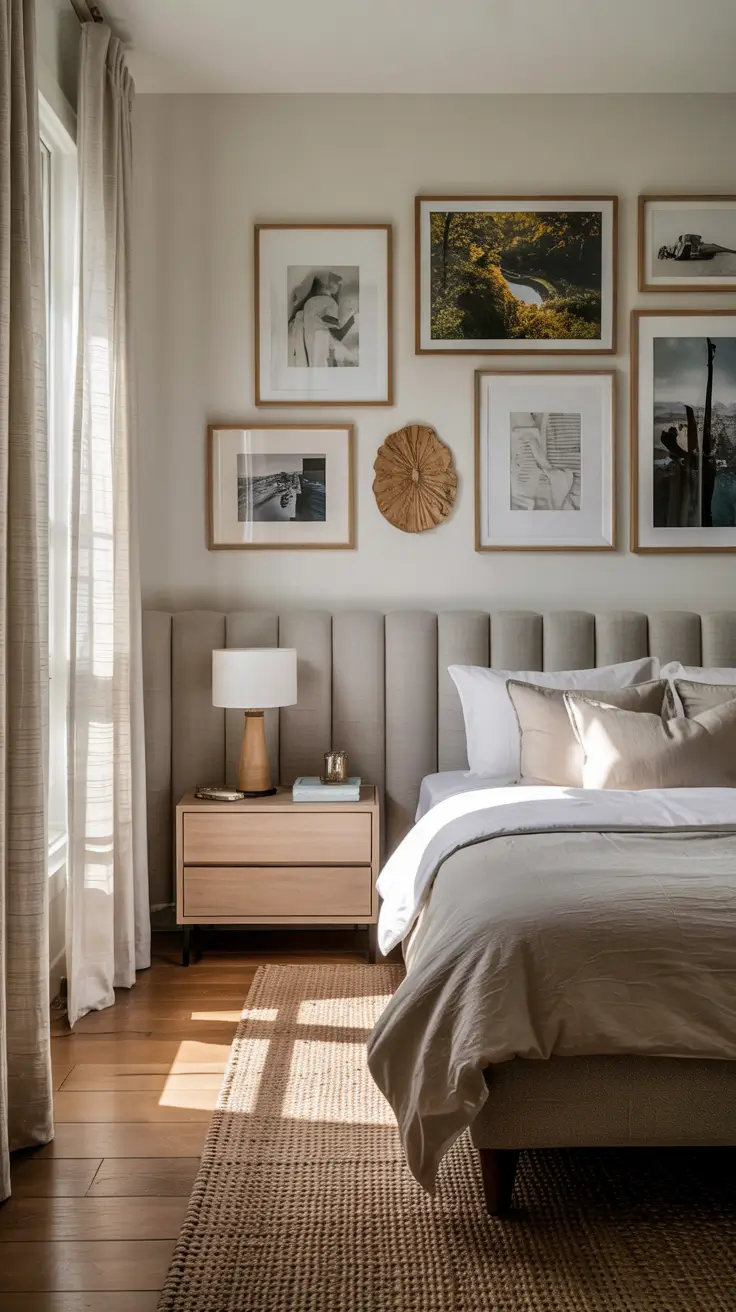 Bedroom Wall Decor Ideas 2026 21 — Bedroom Wall Decor Ideas With Casual Gallery Walls and Soft Neutrals