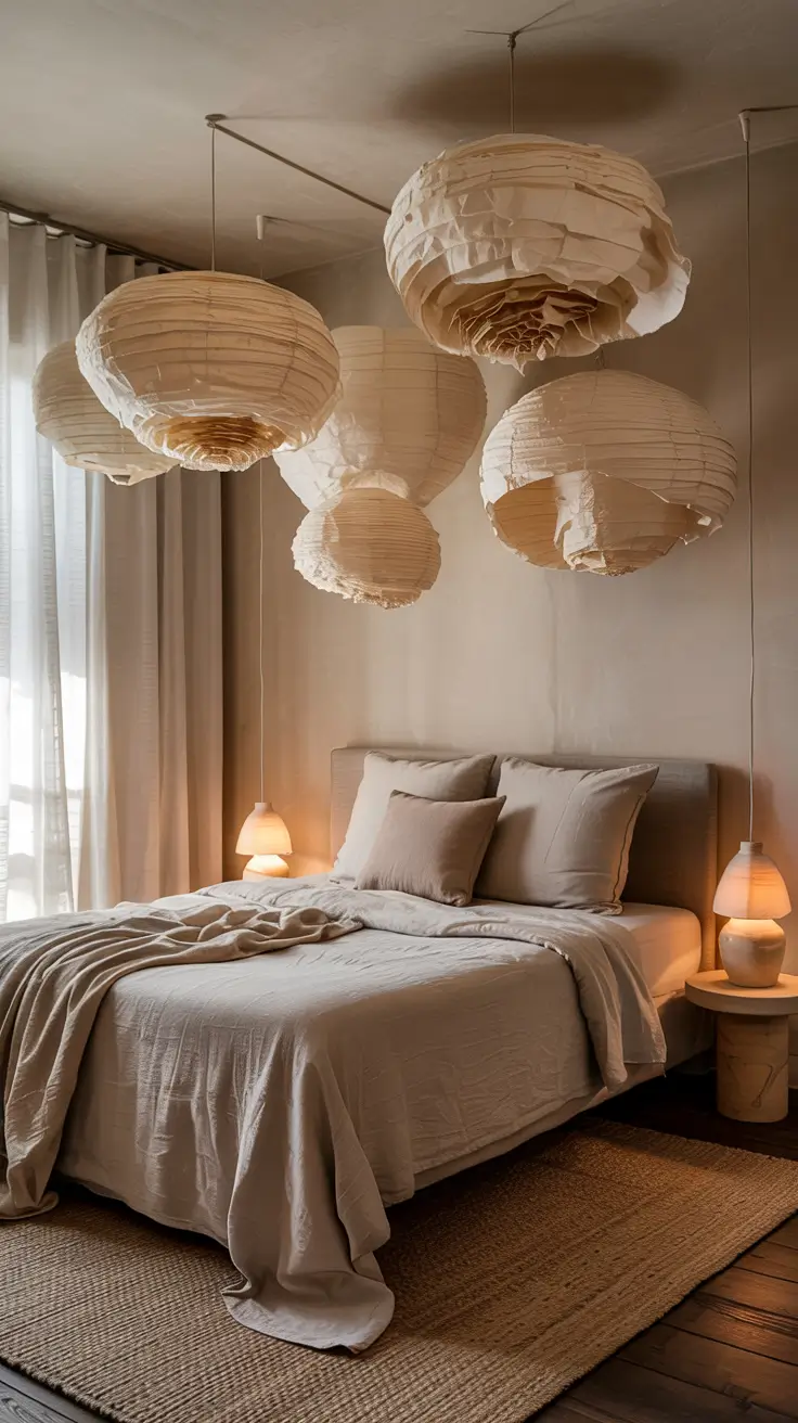 Bedroom Wall Decor Ideas 2026 25 — Bedroom Wall Decor Ideas With Soft Draped Fabric Installations