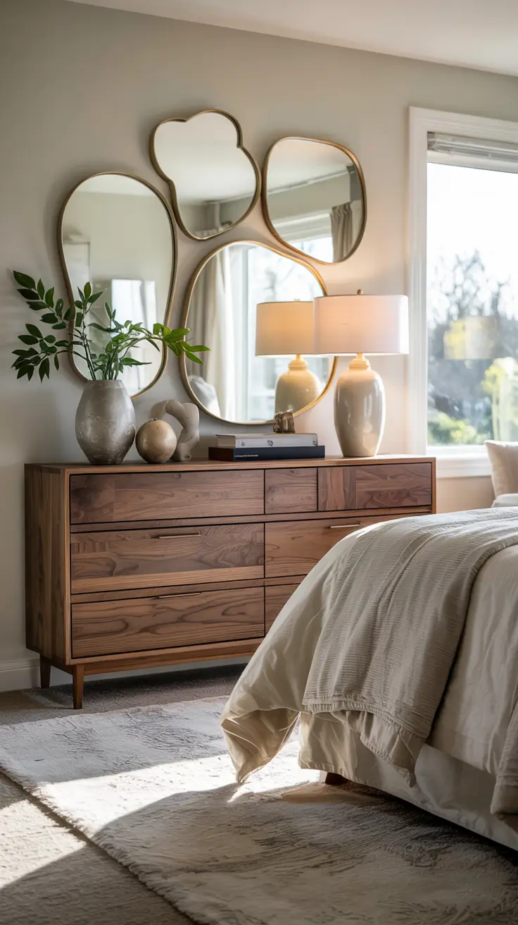 Bedroom Wall Decor Ideas 2026 27 — Bedroom Wall Decor Ideas With Organic Mirror Compositions