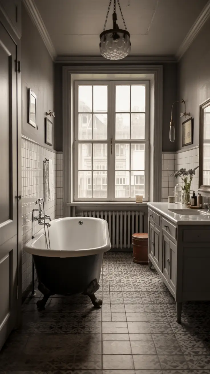 Black And White Bathroom Ideas 2026 10 - Black And White Bathroom Ideas Vintage Inspired By Timeless Vintage