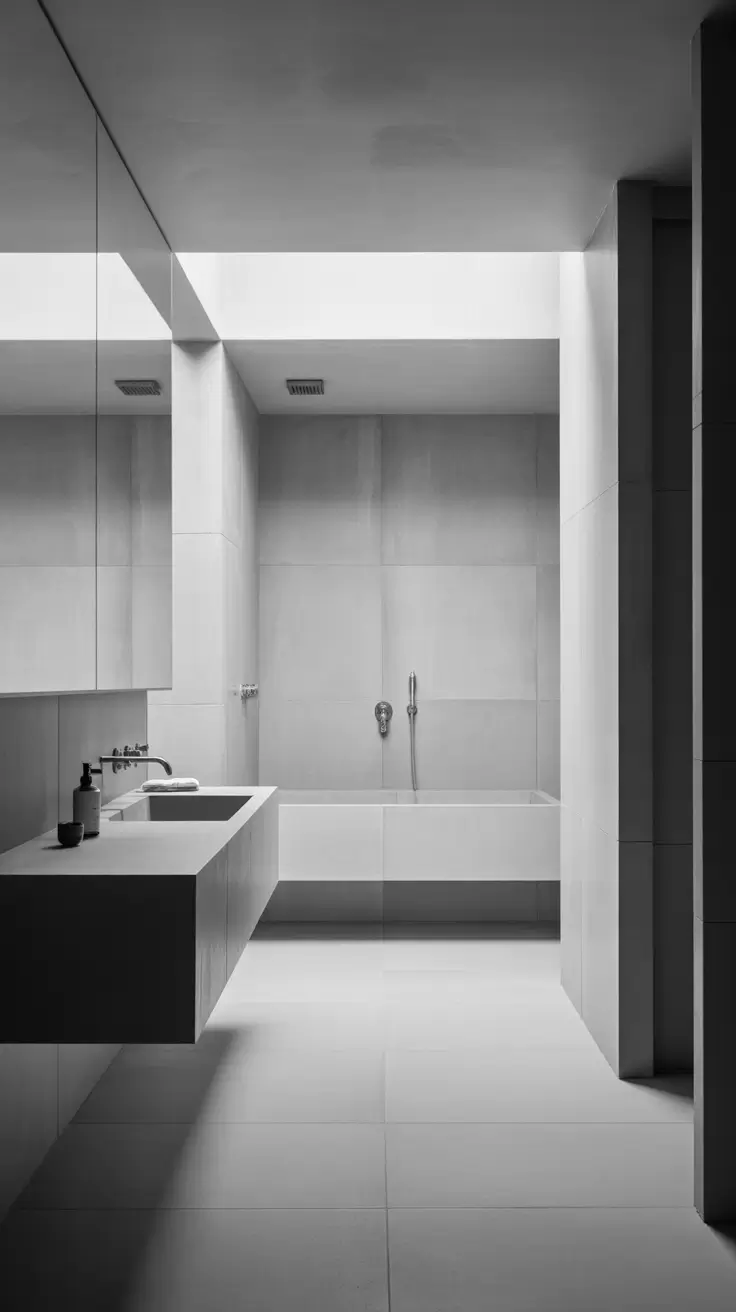 Black And White Bathroom Ideas 2026 11 - Black And White Bathroom Ideas Aesthetic With Minimalist Bathroom Touch