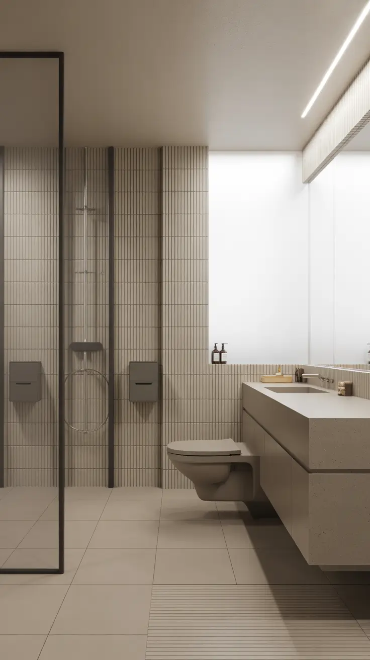 Black And White Bathroom Ideas 2026 16 - Modern Minimalist Black And White Bathroom Organization Ideas