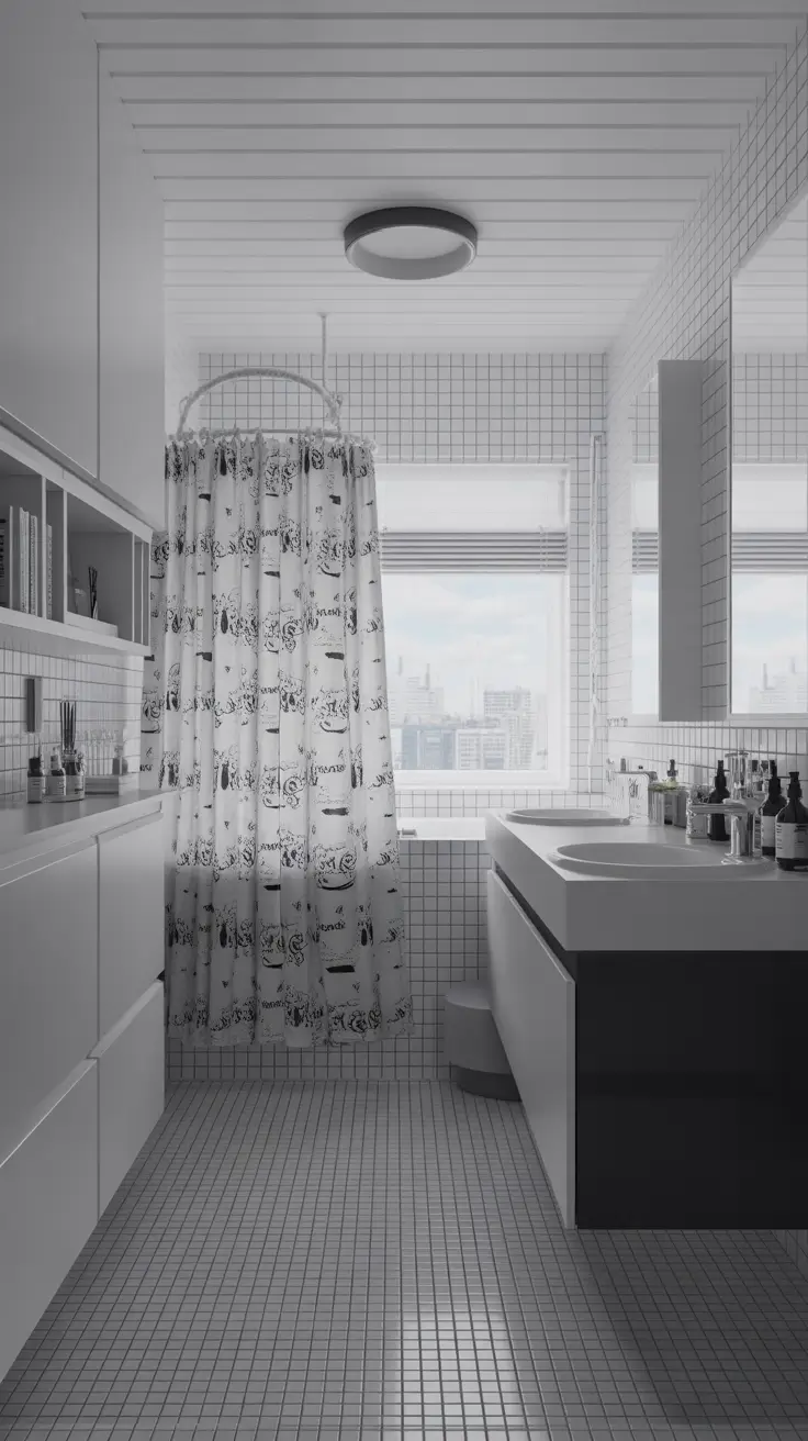 Black And White Bathroom Ideas 2026 08 - Black And White Bathroom Ideas For Teens With Aesthetic Appeal