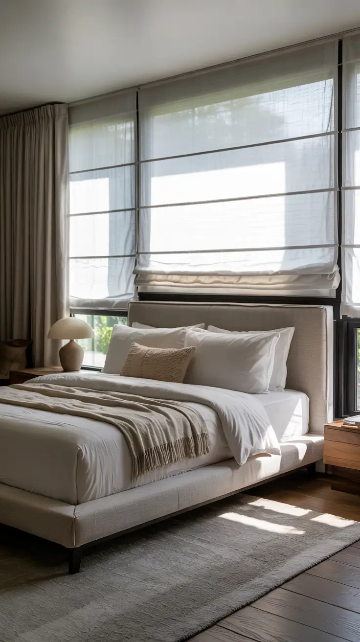 Blackout Curtains for Bedroom Ideas 2026 Roller Blinds And Blackout Curtains Bedroom Ideas For Versatile Control