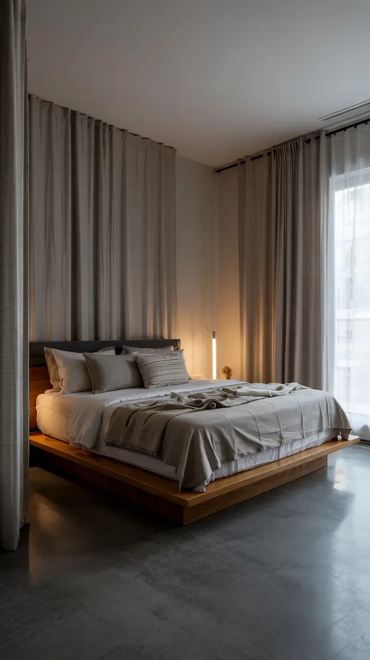 Blackout Curtains for Bedroom Ideas 2026 Grey Blackout Curtains Bedroom Ideas For Soft Modern Tones