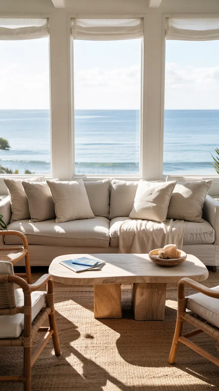 Contemporary Living Room Ideas 2026 13 – Coastal Contemporary Living Room Ideas With Breezy Textures