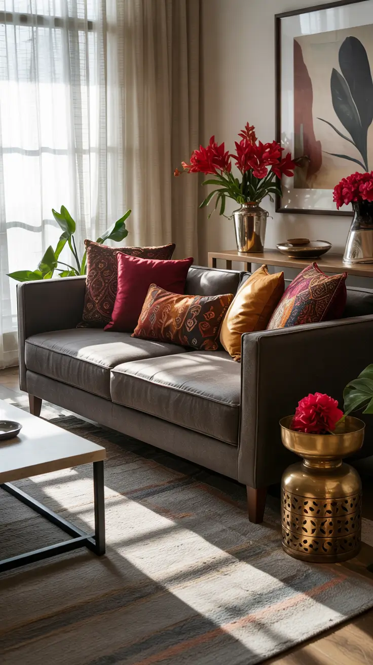 Contemporary Living Room Ideas 2026 22 – Contemporary Living Room Ideas With Bold Jewel Accents