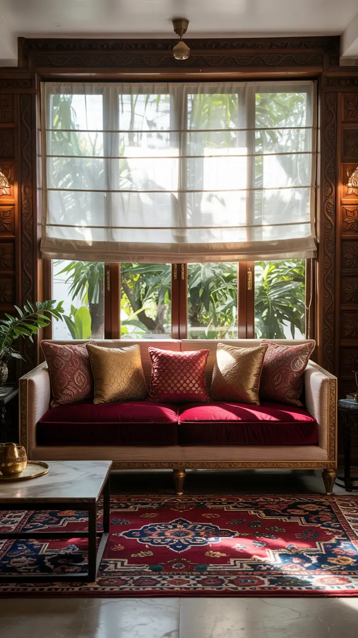 Contemporary Living Room Ideas 2026 22 – Contemporary Living Room Ideas With Bold Jewel Accents