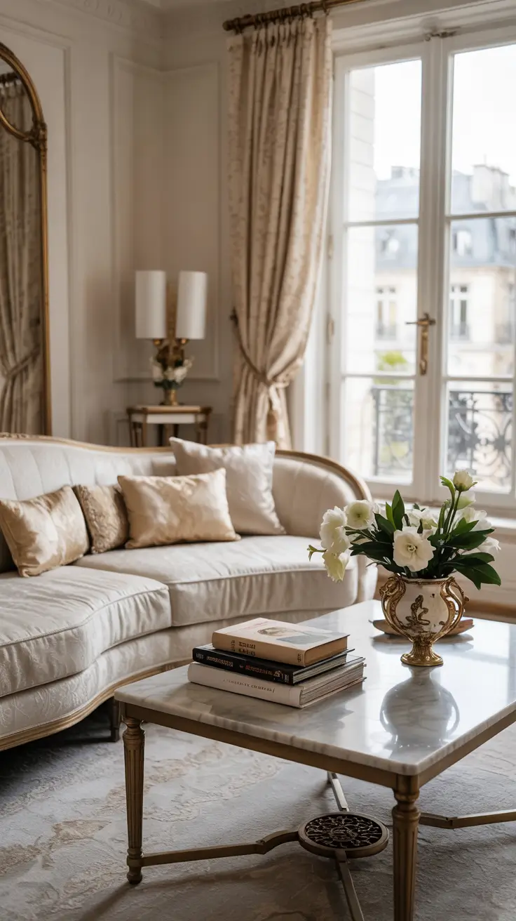 Contemporary Living Room Ideas 2026 23 – Parisian-Inspired Contemporary Living Room Ideas