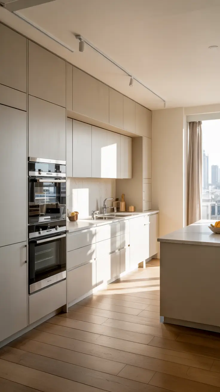 Cozy Kitchen Ideas Modern Apartment With Minimal Clutter