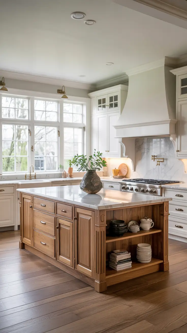 Cozy Kitchen Ideas White And Wood For A Soft Contrast