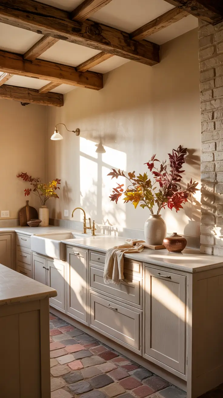 Cozy Kitchen Ideas Warm And Textured With Soft Neutral Palettes
