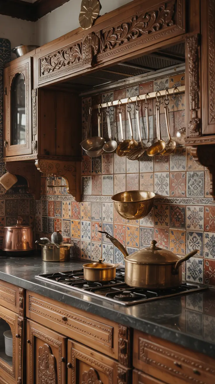 Cozy Kitchen Ideas Indian Style With Rich Spices And Textiles