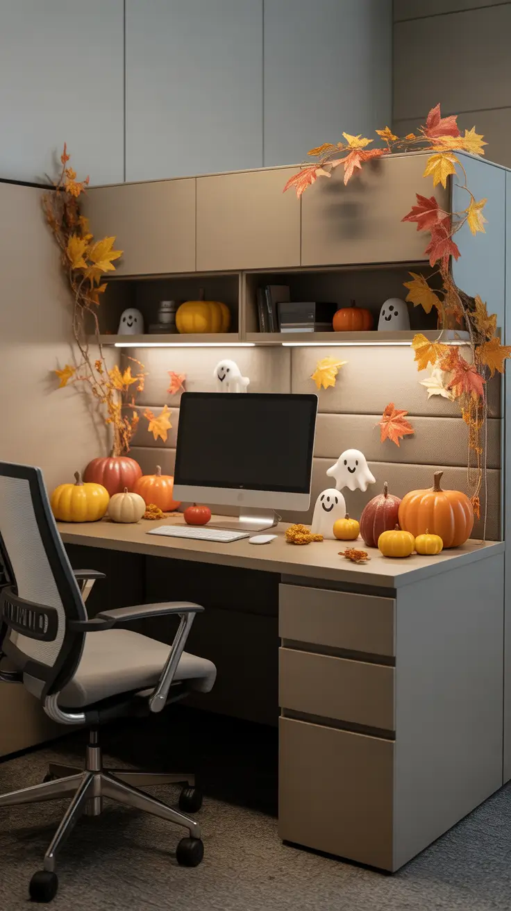 Cute Halloween Cubicle Decor Ideas For A Cheerful Work Cubicle