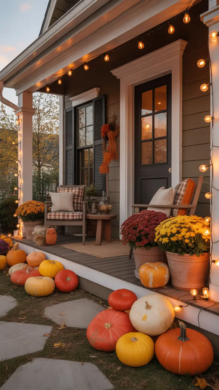 Cute Halloween Outdoor Decor Ideas For Porch Decorating