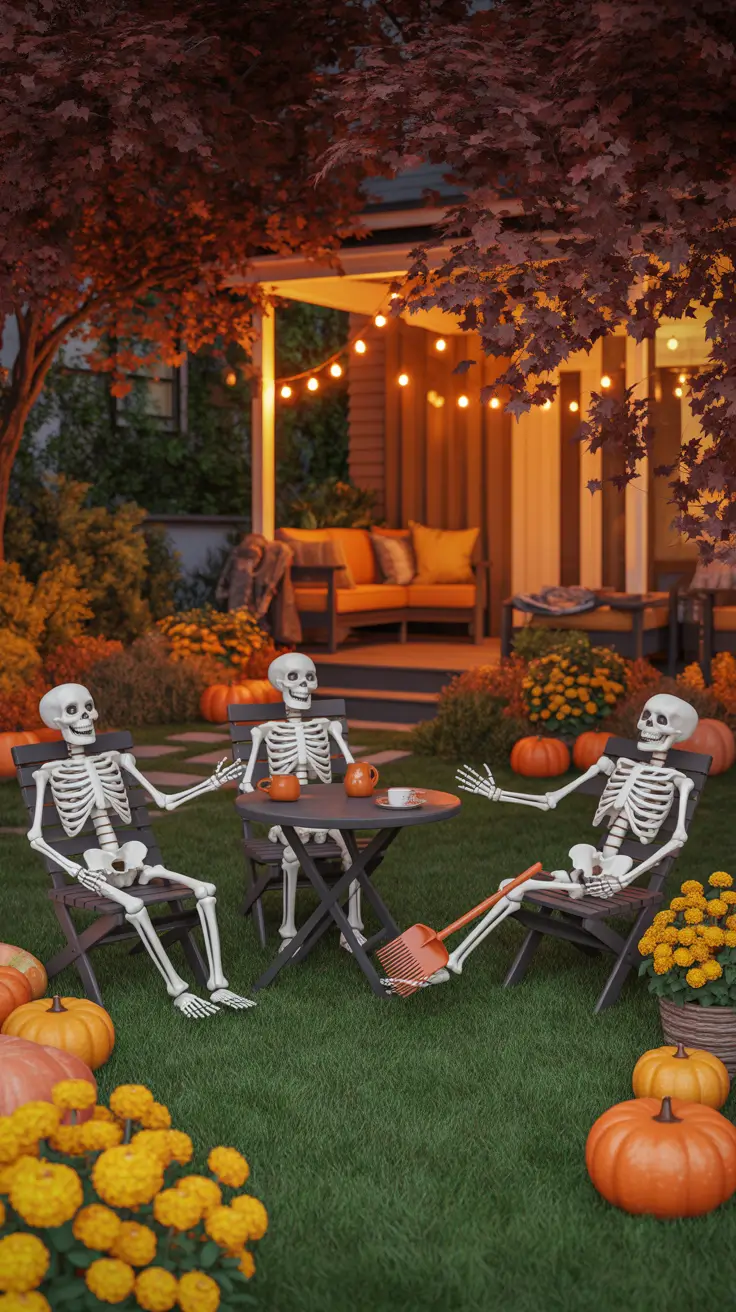 Cute Halloween Yard Decor Ideas With Fun And Friendly Characters