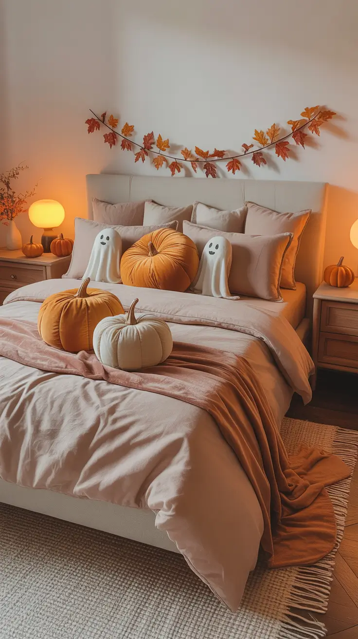 Cute Halloween Bedroom Decor Ideas With Soft Decorations Bedroom Accents