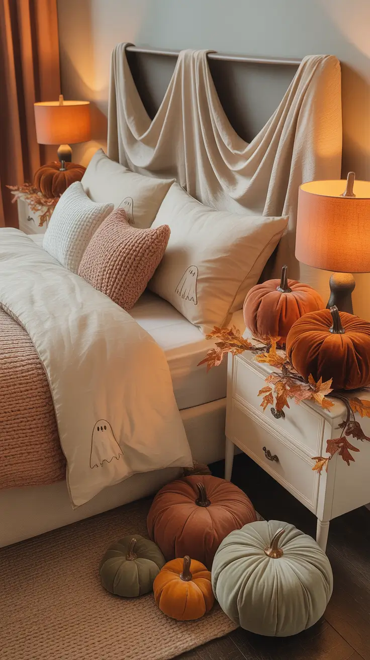 Cute Halloween Bedroom Decor Ideas With Soft Decorations Bedroom Accents