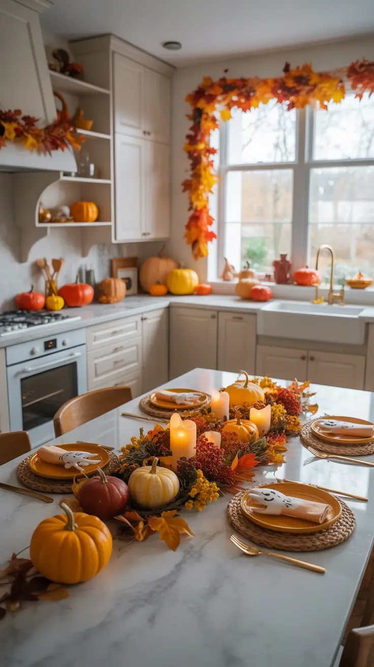 Cute Halloween Decor Ideas For The Kitchen With Festive Table Touches